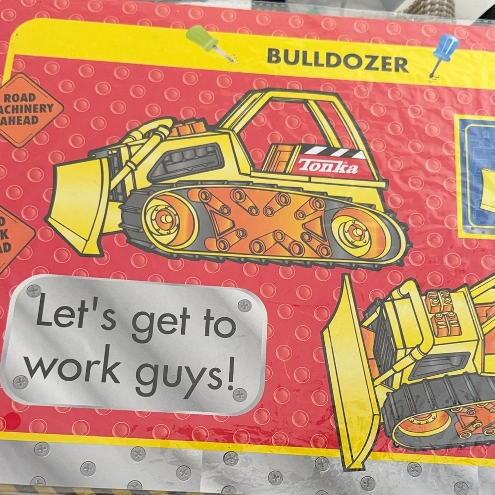 Tonka Construction Site Jigsaw Book - Yellow and Black